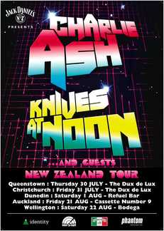 Charlie ASH & Knives At Noon NZ Tour!