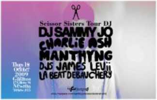 Sammy Jo (NYC) - Scissor Sisters Tour DJ