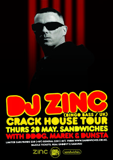 DJ Zinc - Crack House Tour 2010