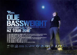OLIE BASSWEIGHT 2010 NZ TOUR