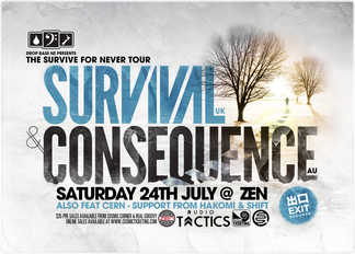 Survival (UK) and Consequence (AU/NZ) - The Survive for Never Tour (Auckland)