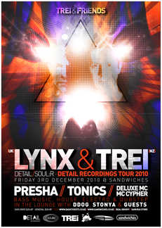Trei & Friends featuring LYNX (Detail / Soul:r - UK)- Detail Recordings Tour 2010