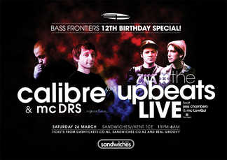 BF 12th Birthday. Calibre DRS The Upbeats LIVE