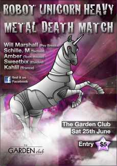 Robot Unicorn Heavy Metal Death Match