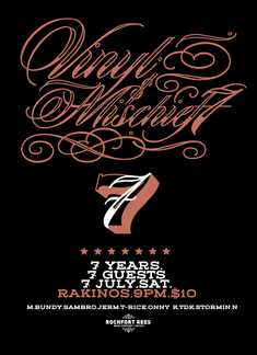 Vinyl Mischef 7th Birthday