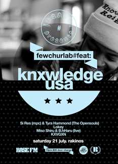 Fewchur Lab presents KNXWLEDGE USA