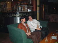 Beefy and Jon Cox (The Lurk) chilling out