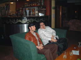 Beefy and Jon Cox (The Lurk) chilling out