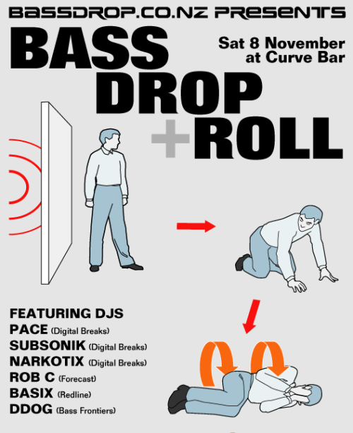 Bass Drop N Roll flyer