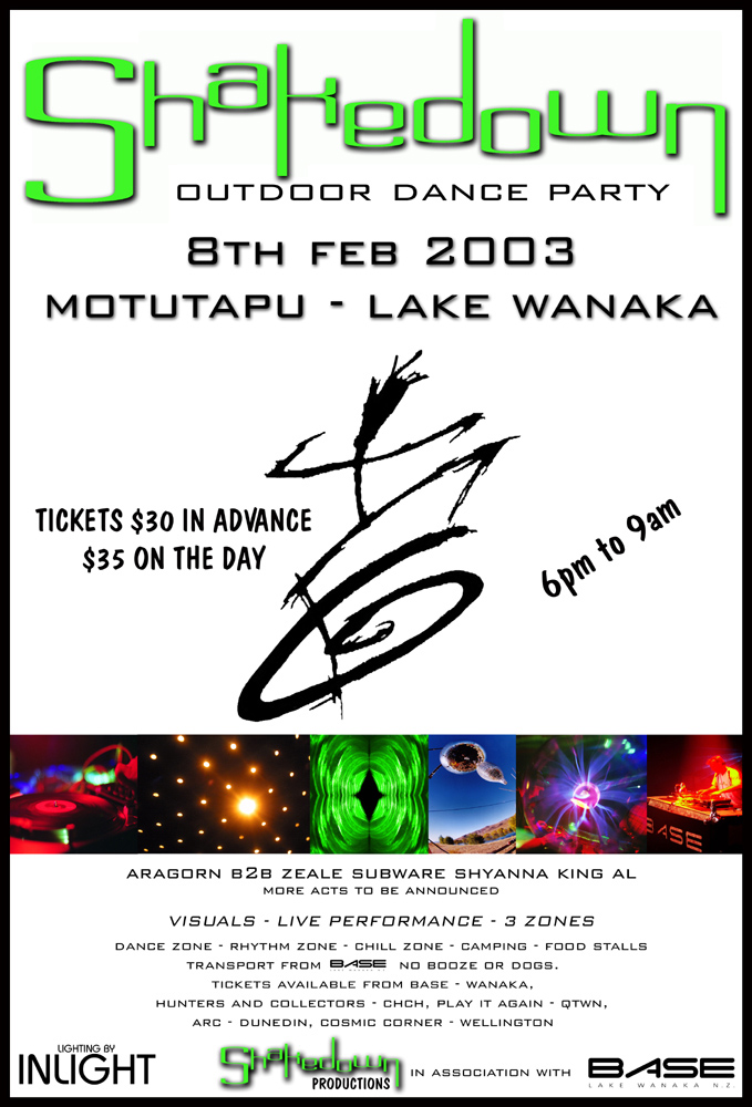 Shakedown flyer