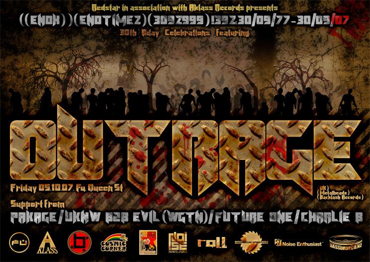 Outrage (UK) flyer