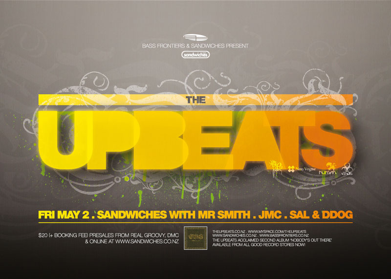 The Upbeats flyer