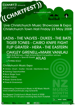 Chartfest 2008 flyer