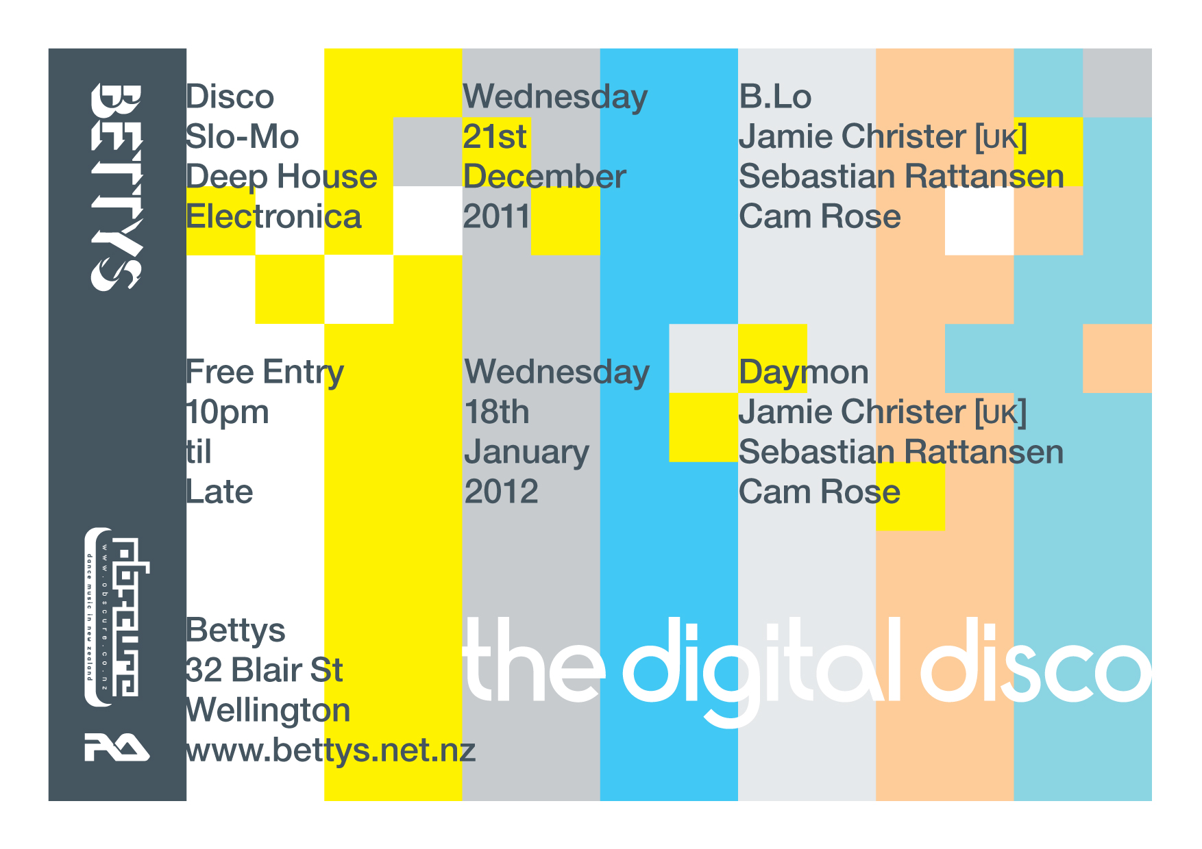 The Digital Disco flyer