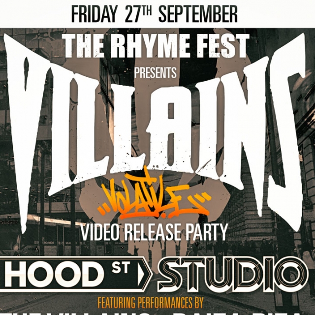 Villains Video Release Party flyer