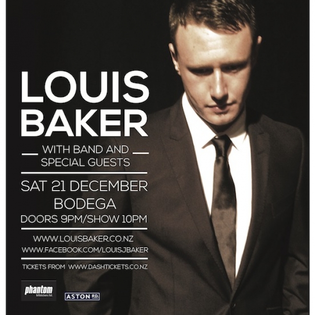 Louis Baker and Band flyer